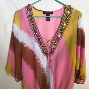 INC Embelished Tunic